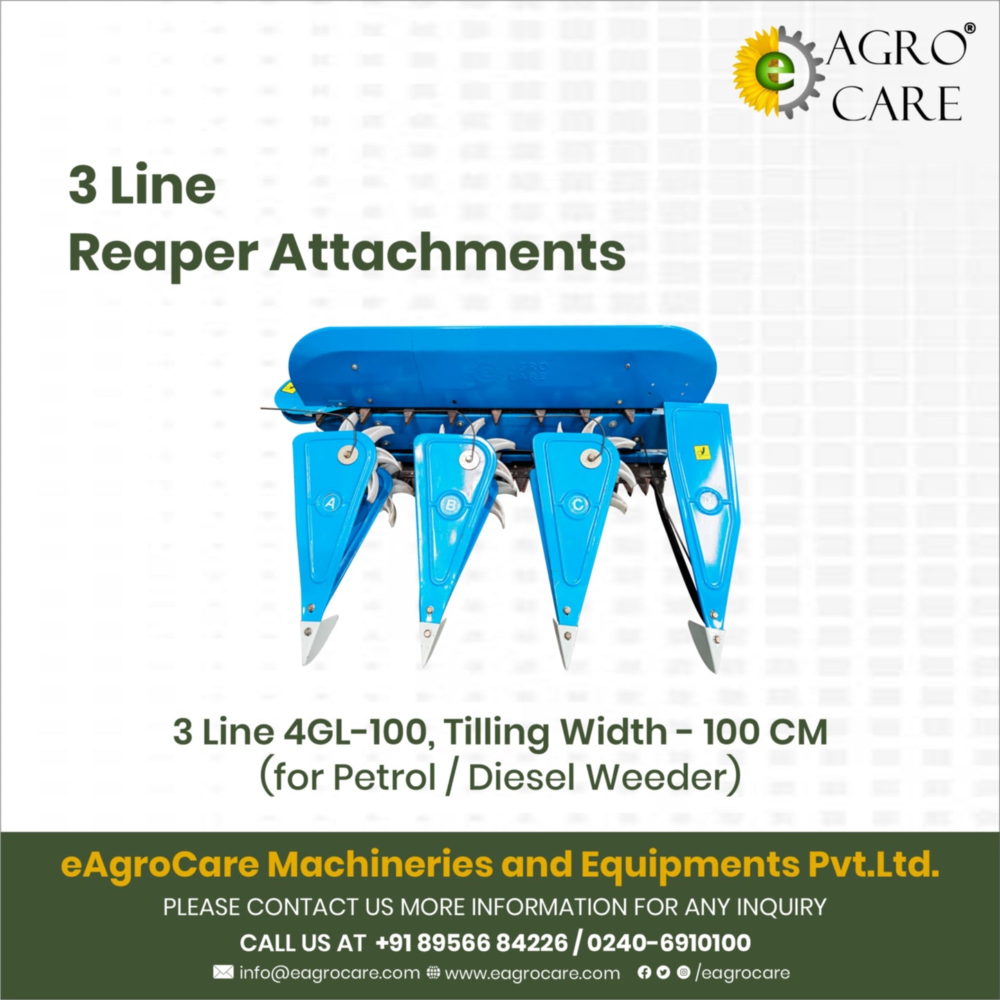 Reaper Attachment - 3 Line