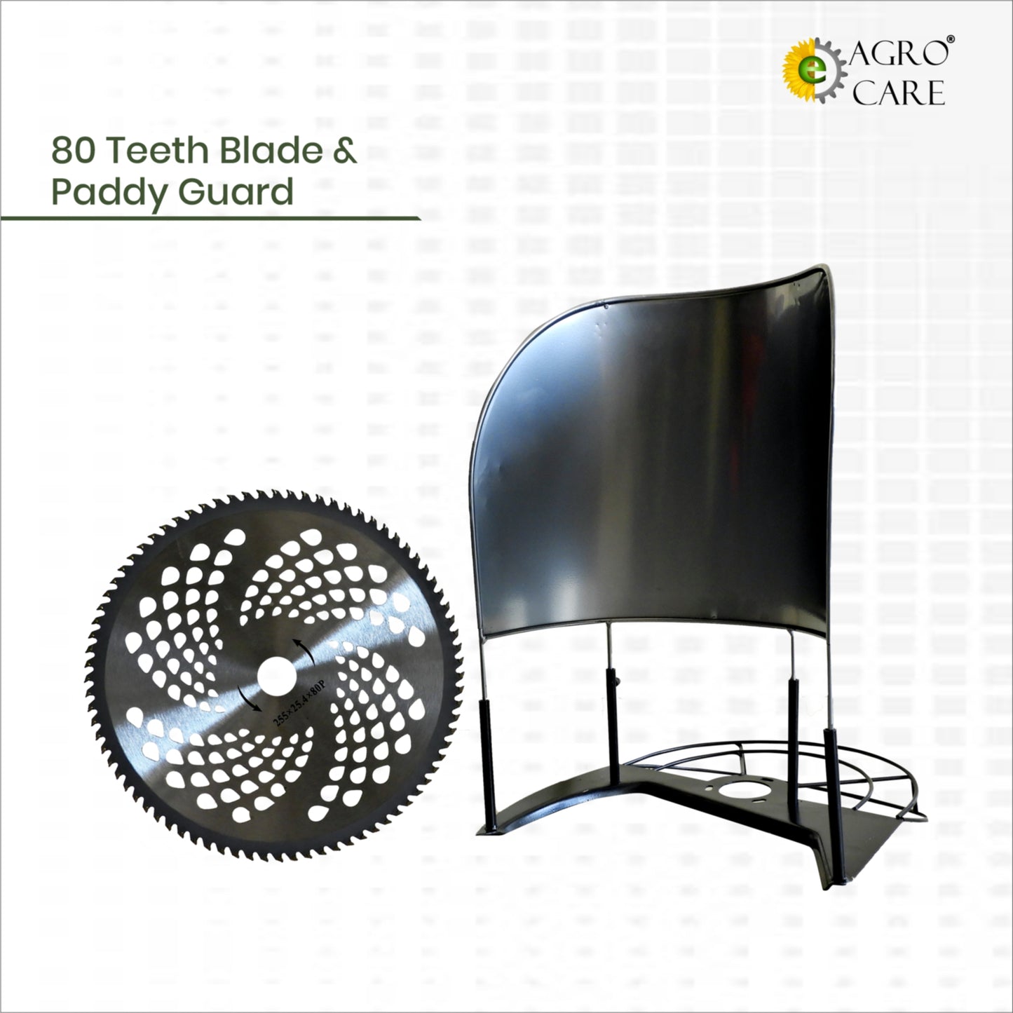80 Teeth Blade & Paddy Guard