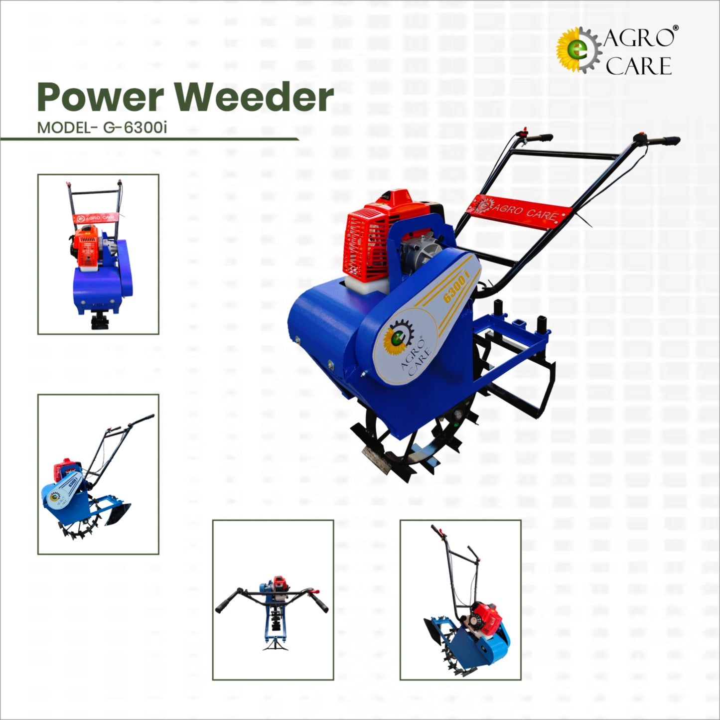 Power Weeder G-6300i (2 Stroke, 63 CC)