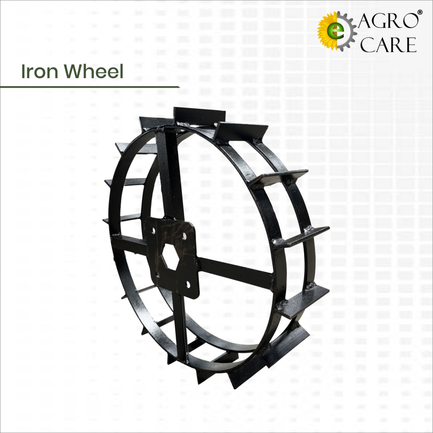 14" Iron Wheels for Power Weeder
