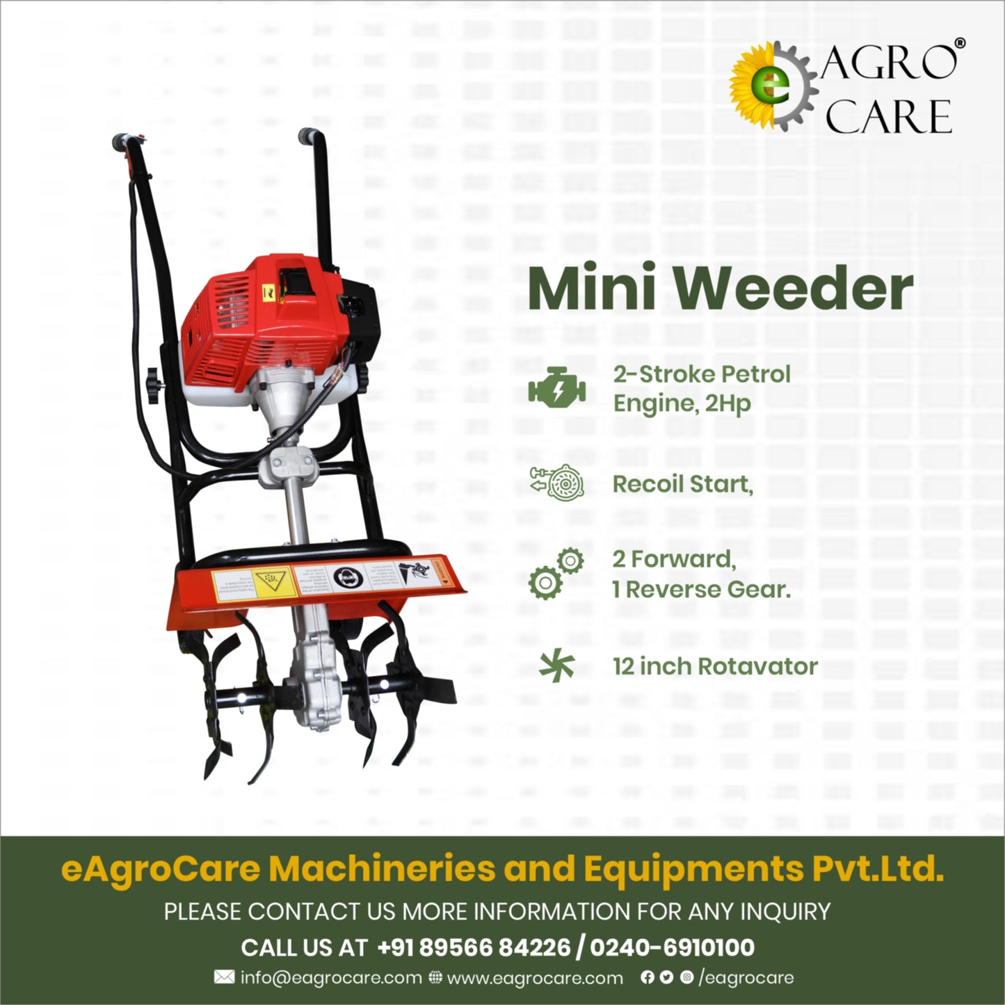 Mini Weeder (2 Stroke, 2HP)