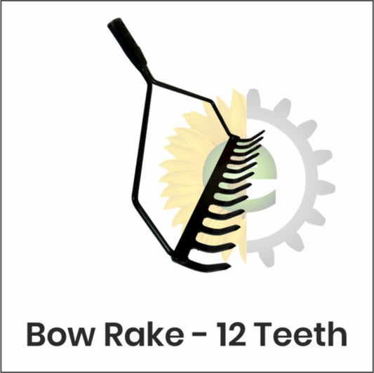 12 Teeth  Bow Rake Head (WITHOUT LONG HANDLE)