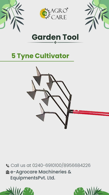5 Tyne Cultivator (WITHOUT LONG HANDLE)